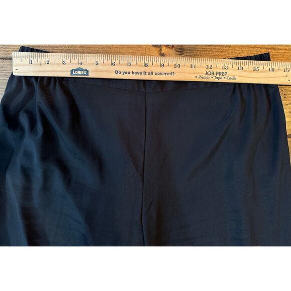 Christian Siriano Womens Runway Style Pants XL Black Lightweight Pull On Elastic - Picture 9 of 11
